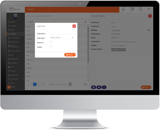 IntelliTrac Bizzow Contacts Module