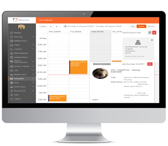 Bizzow Scheduler