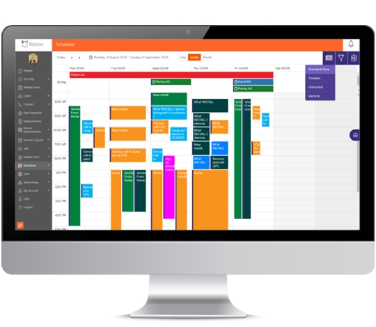 Bizzow Scheduler