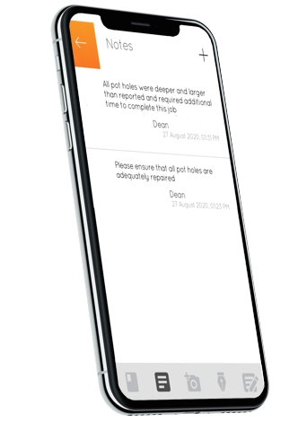 Bizzow Sign on glass app