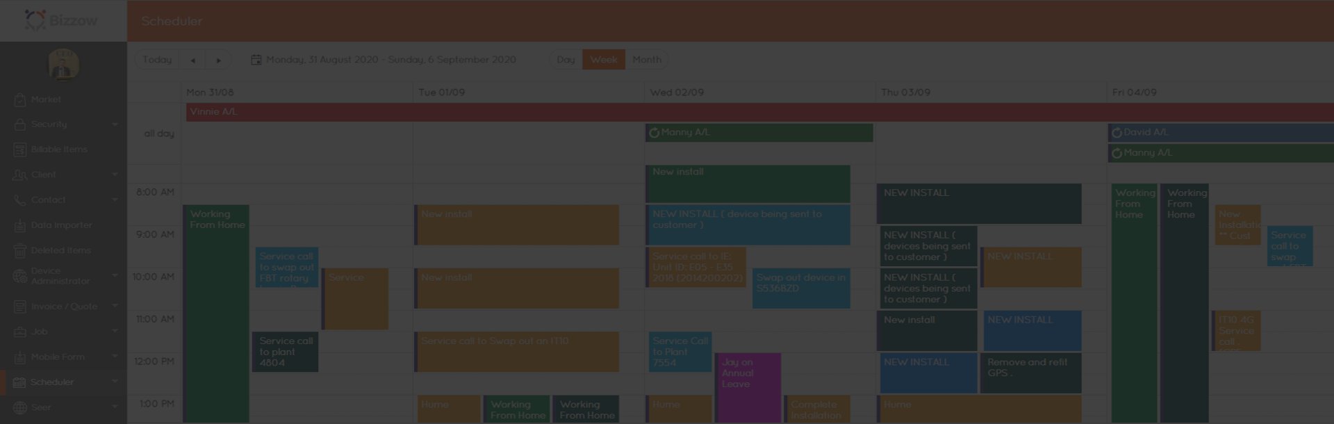 Bizzow Job Scheduler