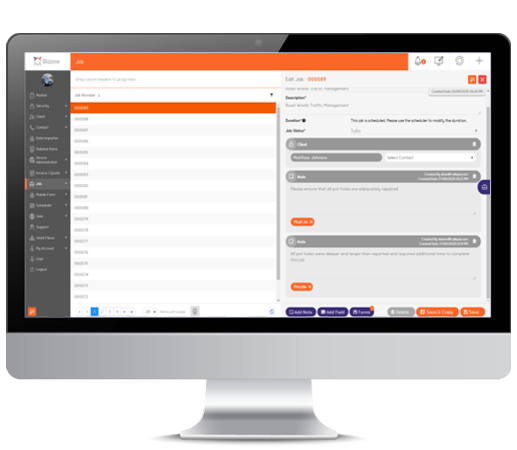 Bizzow Web app