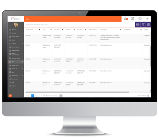 Bizzow Web app