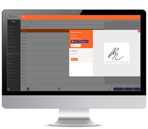 Bizzow Web app