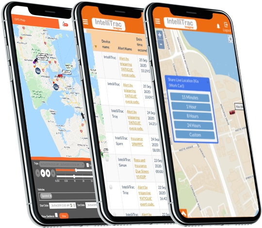 IntelliTrac GPS Tracking Telematics Apps